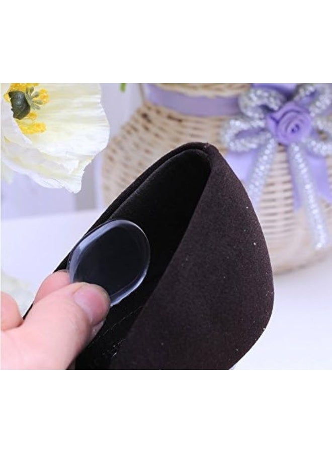 وسادات جل سيليكون ذاتية اللصق للأحذية - 12 وسادة شفافة، قابلة للغسل وإعادة الاستخدام، لحماية القدمين من الاحتكاك، مناسبة للأحذية ذات الكعب العالي، والأحذية المسطحة، والأحذية الرياضية، ومريحة. - Image 4